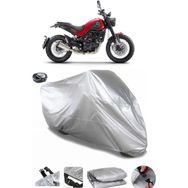 Coverplus Benelli Leoncino Gri Arka Çanta Uyumlu Su Geçirmez Motosiklet Brandası