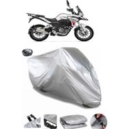 Coverplus Benelli TRK 251 Gri Arka Çanta Uyumlu Su Geçirmez Motosiklet Brandası