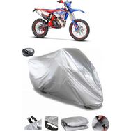 Coverplus Beta RR 250 2T Enduro Racing Gri Arka Çanta Uyumlu Su Geçirmez Motosiklet Brandası