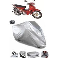 Coverplus Bisan Roadstar CUB Gri Arka Çanta Uyumlu Su Geçirmez Motosiklet Brandası