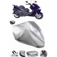 Coverplus Bisan Senator 150 Arka Çanta Uyumlu Su Geçirmez Gri Motosiklet Branda