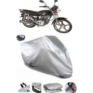 Coverplus Bisan Toprak WRC 100 Gri Arka Çanta Uyumlu Su Geçirmez Motosiklet Brandası