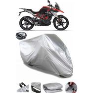 Coverplus Bmw G 310 GS Gri Arka Çanta Uyumlu Su Geçirmez Motosiklet Brandası