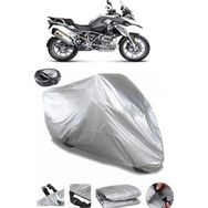 Coverplus Bmw R 1200 GS Gri Arka Çanta Uyumlu Motosiklet Brandası