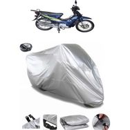 Coverplus Çelik Motor CUP 110 Gri Arka Çanta Uyumlu Su Geçirmez Motosiklet Brandası