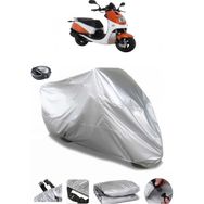 Coverplus Daelim Beagle Gri Arka Çanta Uyumlu Su Geçirmez Motosiklet Brandası