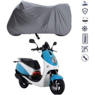 Coverplus Daelim Beagle Gri Su Geçirmez Motosiklet Brandası