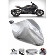 Coverplus Ducati Diavel Carbon Gri Arka Çanta Uyumlu Su Geçirmez Motosiklet Brandası