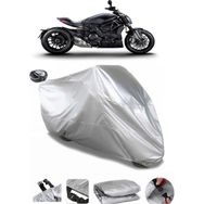 Coverplus Ducati Diavel Dark Gri Arka Çanta Uyumlu Su Geçirmez Motosiklet Brandası