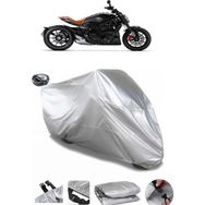 Coverplus Ducati Diavel Xdiavel Gri Arka Çanta Uyumlu Su Geçirmez Motosiklet Brandası