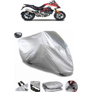 Coverplus Ducati Multistrada 1200 Pikes Peak Gri Arka Çanta Uyumlu Su Geçirmez Motosiklet Brandası