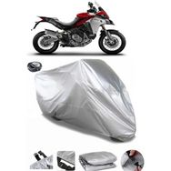 Coverplus Ducati Multistrada 1260 Touring Pack Gri Arka Çanta Uyumlu Motosiklet Brandası