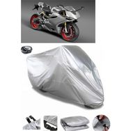 Coverplus Ducati Panigale 899 Gri Arka Çanta Uyumlu Su Geçirmez Motosiklet Brandası