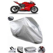 Coverplus Ducati Panigale R Gri Arka Çanta Uyumlu Su Geçirmez Motosiklet Brandası