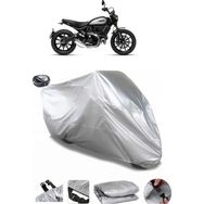 Coverplus Ducati Scrambler Icon Dark Gri Arka Çanta Uyumlu Su Geçirmez Motosiklet Brandası