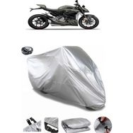 Coverplus Ducati Streetfighter V2 Gri Arka Çanta Uyumlu Motosiklet Brandası