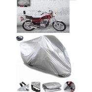 Coverplus Falcon Comfort 150 Gri Arka Çanta Uyumlu Su Geçirmez Motosiklet Brandası