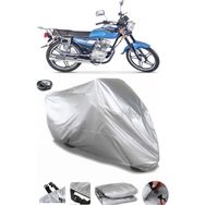Coverplus Falcon Sport 100 LUX Gri Arka Çanta Uyumlu Su Geçirmez Motosiklet Brandası