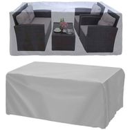 Coverplus Gri Su Geçirmez 200x160x80 cm Bahçe Mobilya Koruma Örtüsü