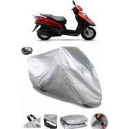 Coverplus Haojue HJ 125 ST Gri Arka Çanta Uyumlu Su Geçirmez Motosiklet Brandası