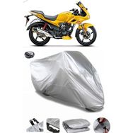Coverplus Hero Karizma Gri Arka Çanta Uyumlu Su Geçirmez Motosiklet Brandası