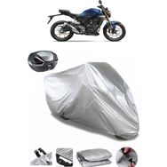 Coverplus Honda CB 250 Gri Arka Çanta Uyumlu Su Geçirmez Motosiklet Brandası