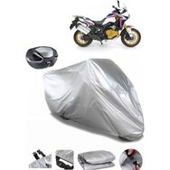 Coverplus Honda CRF1000L Africa Twin Adventure Sports Gri Arka Çanta Uyumlu Su Geçirmez Motosiklet Brandası