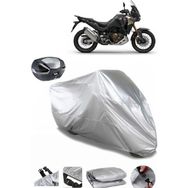 Coverplus Honda CRF1100L Africa Twin Adventure Sports DCT Gri Arka Çanta Uyumlu Su Geçirmez Motosiklet Brandası