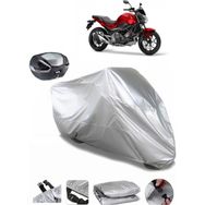 Coverplus Honda NC 750 S Gri Arka Çanta Uyumlu Su Geçirmez Motosiklet Brandası