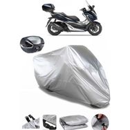 Coverplus Honda NSS250 Forza 250 Gri Arka Çanta Uyumlu Su Geçirmez Motosiklet Brandası