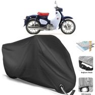 Coverplus Honda Super Cub C125 Siyah Motosiklet Branda