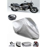 Coverplus Honda x11 CB 1100 SF Gri Arka Çanta Uyumlu Su Geçirmez Motosiklet Brandası