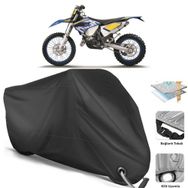 Coverplus Husqvarna TE 125 Siyah Motosiklet Branda