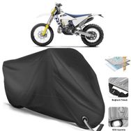 Coverplus Husqvarna TE 250i Siyah Motosiklet Branda