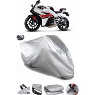 Coverplus Hyosung GD 250 R Gri Arka Çanta Uyumlu Su Geçirmez Motosiklet Brandası