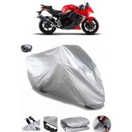 Coverplus Hyosung GT 650 R Gri Arka Çanta Uyumlu Su Geçirmez Motosiklet Brandası