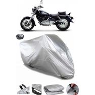 Coverplus Hyosung GV 250 Gri Arka Çanta Uyumlu Su Geçirmez Motosiklet Brandası