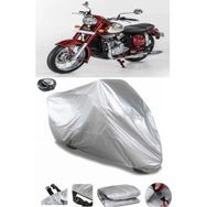 Coverplus Jawa 250 Classic Gri Arka Çanta Uyumlu Su Geçirmez Motosiklet Brandası