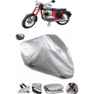 Coverplus Jawa 250 Sport Gri Arka Çanta Uyumlu Su Geçirmez Motosiklet Brandası