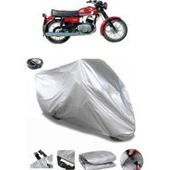 Coverplus Jawa CZ 350 Arka Çanta Uyumlu Su Geçirmez Gri Motosiklet Branda