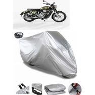 Coverplus Jawa Forty Two Gri Arka Çanta Uyumlu Su Geçirmez Motosiklet Brandası