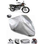 Coverplus Kanuni Breton 125 Gri Arka Çanta Uyumlu Su Geçirmez Motosiklet Brandası