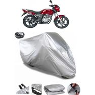 Coverplus Kanuni Cross 150 Gri Arka Çanta Uyumlu Su Geçirmez Motosiklet Brandası