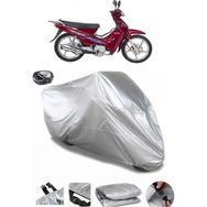 Coverplus Kanuni CUP 100 Gri Arka Çanta Uyumlu Su Geçirmez Motosiklet Brandası