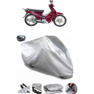 Coverplus Kanuni Elite 100 Gri Arka Çanta Uyumlu Su Geçirmez Motosiklet Brandası