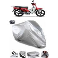 Coverplus Kanuni Fox Gri Arka Çanta Uyumlu Su Geçirmez Motosiklet Brandası
