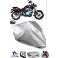 Coverplus Kanuni Tiger 250 Gri Arka Çanta Uyumlu Su Geçirmez Motosiklet Brandası