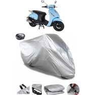 Coverplus Kanuni Trodon XS 50 Gri Arka Çanta Uyumlu Su Geçirmez Motosiklet Brandası