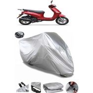 Coverplus Kanuni Wiki 125I Gri Arka Çanta Uyumlu Su Geçirmez Motosiklet Brandası