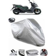 Coverplus Kawasaki J 300 Gri Arka Çanta Uyumlu Su Geçirmez Motosiklet Brandası